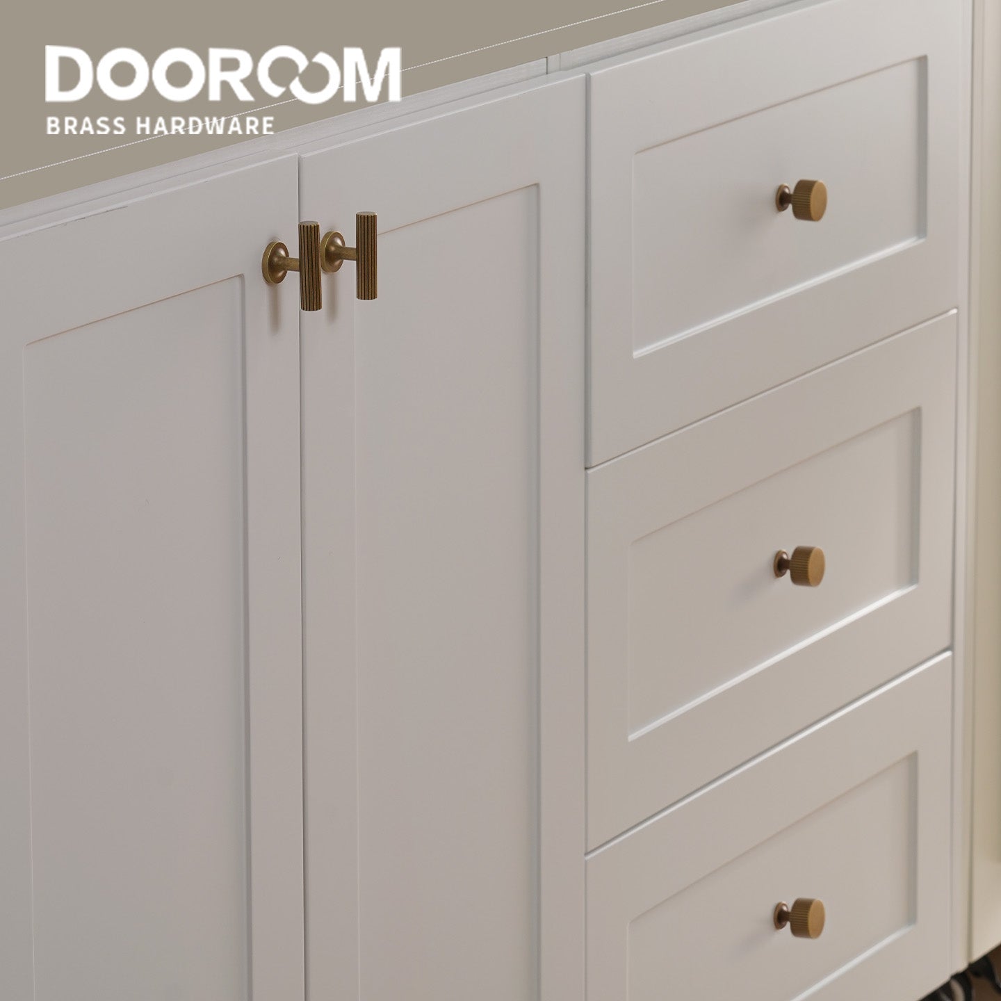 Dooroom Brass Furniture Handle High Quality Cabinet Closet Dresser Shoebox Drawer Cabinet Pull Cabinet Hardware Handles DOOROOM