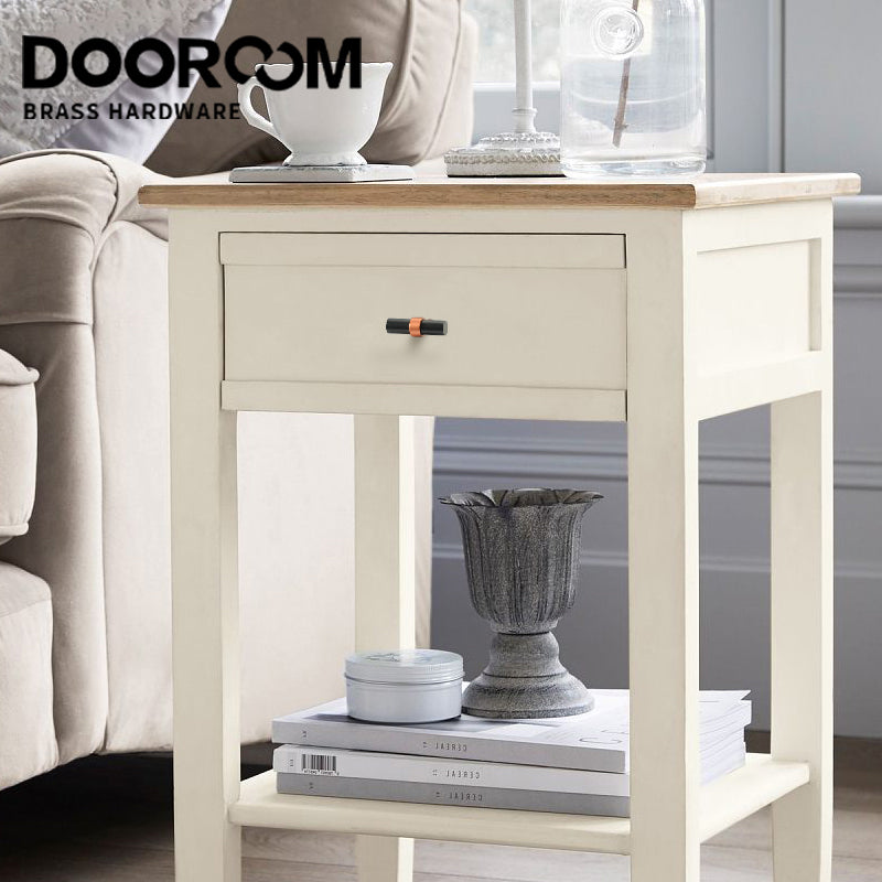 Dooroom Brass Furniture Handles Modern Copper Black Pulls Cupboard Wardrobe Dresser Shoe Box Drawer Cabinet Handles Knobs DOOROOM