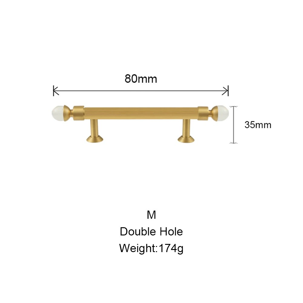 Dooroom Brass Furniture Handles Golden Cupboard Closet Cabinet Pulls T-Bar Acrylic Kitchen Modern Wardrobe Drawer Door Knobs DOOROOM