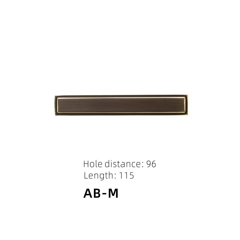 Dooroom Brass Furniture Handles Cupboard Wardrobe Dresser Cabinet Door European American Modern Chinese Black Pulls DOOROOM
