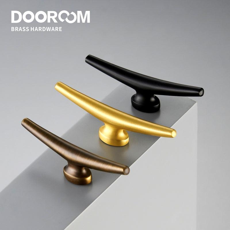 Dooroom Brass Handles Modern Nordic Fresh Long Pulls Cupboard Wardrobe Dresser Cabinet Drawer Cabinet Furniture Knobs Black Gold DOOROOM