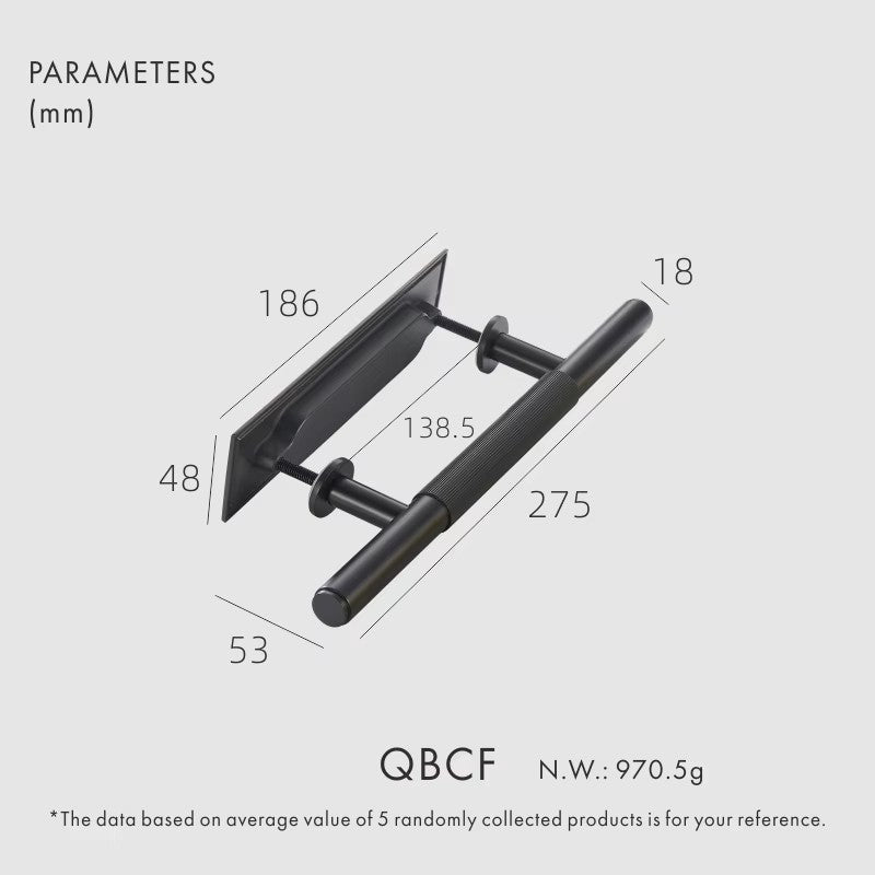 Dooroom Brass Barn Sliding Door Handle Modern American Push Pull Kicken Living Room Bathroom Balcony DOOROOM