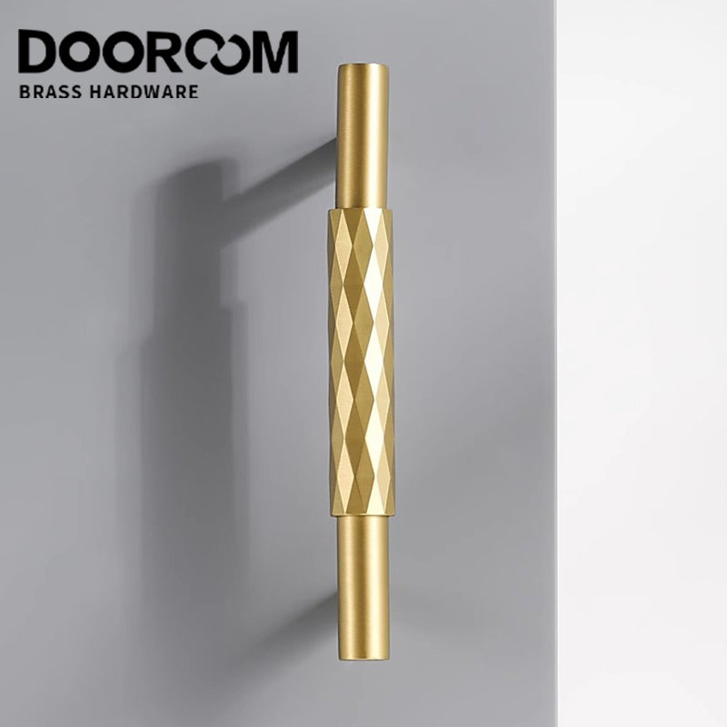 Dooroom Brass Furniture Handles Hammered Matt Brushed Nickel Cupboard Wardrobe Dresser Shoe Box Drawer Cabinet Round T bar Knobs DOOROOM