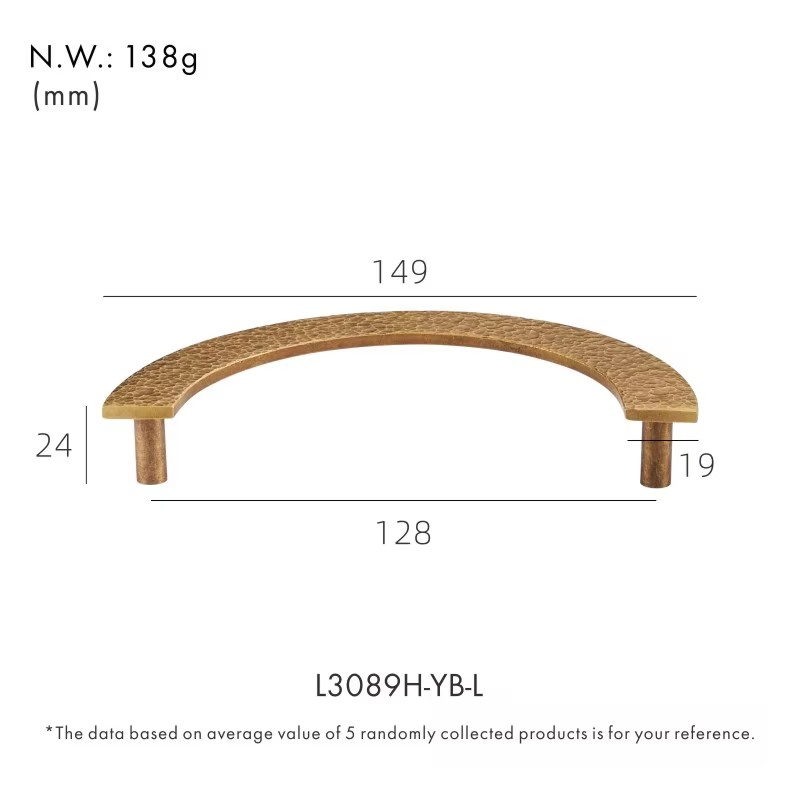 Dooroom Brass Furniture Handles Modern Hammered Round Hexagon Pulls Wardrobe Dresser Cupboard Cabinet Drawer Wine Bar Knobs DOOROOM