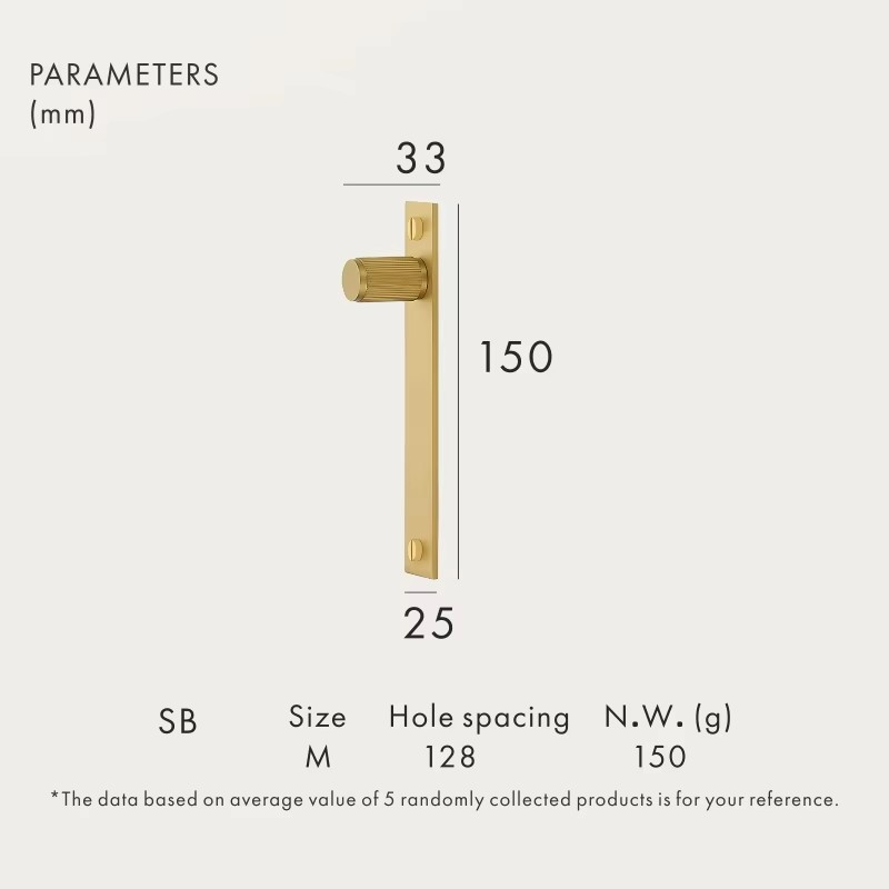 Dooroom Brass Furniture Handles Modern Stripe With Plate Cupboard Wardrobe Dresser Shoe Box Drawer Cabinet Knobs Pulls Knobs DOOROOM