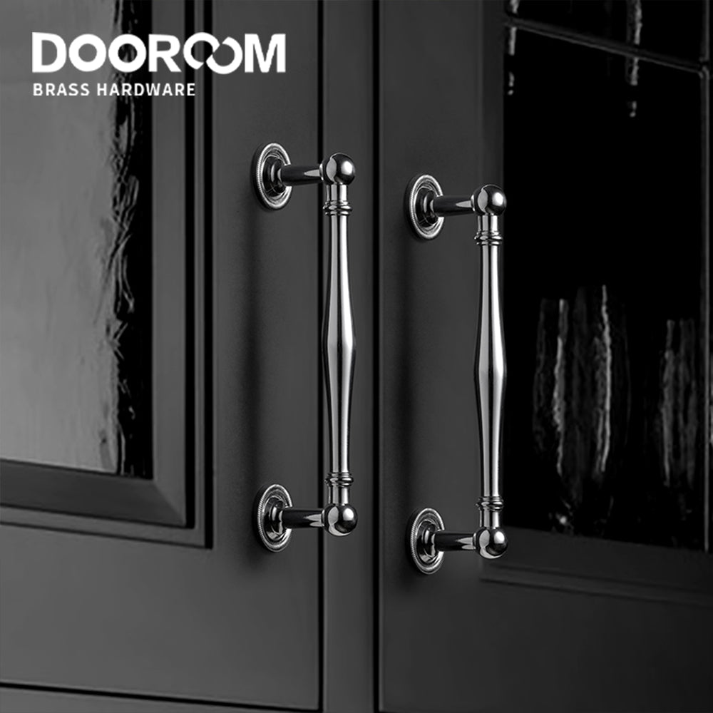 Dooroom Brass Furniture Handles Antique Brass Retro Style Cupboard Wardrobe Dresser Shoe Box Drawer Cabinet Pulls DOOROOM