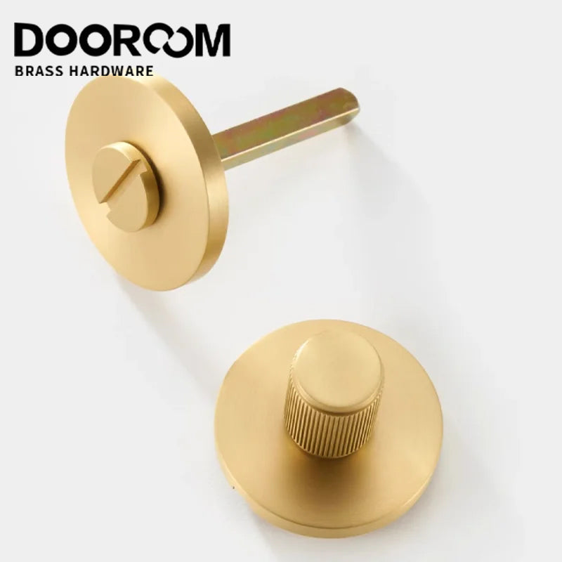 Dooroom Brass Soliding knob BK One Word Emergency Sliding Door Lock Copper Wire Black Bathroom Sliding Door Lock copper DOOROOM