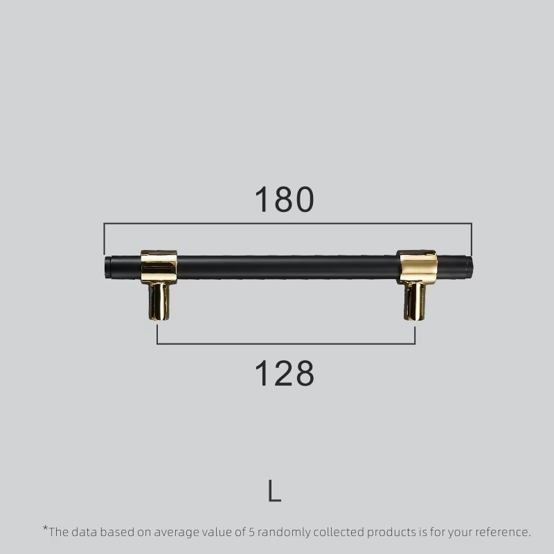 Dooroom Brass Furniture Handles Black Gold Light Luxury Modern Nordic Drawer Wardrobe Dresser Long Cabinet Knobs Pulls DOOROOM