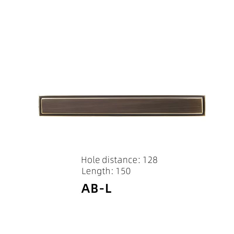 Dooroom Brass Furniture Handles Cupboard Wardrobe Dresser Cabinet Door European American Modern Chinese Black Pulls DOOROOM