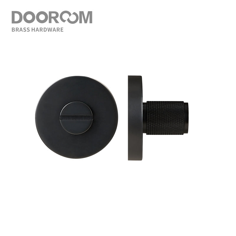 Dooroom brass door lock key escutcheon plates Knurled Striped Thumbturn for inside door room bathroom thumb turn DOOROOM