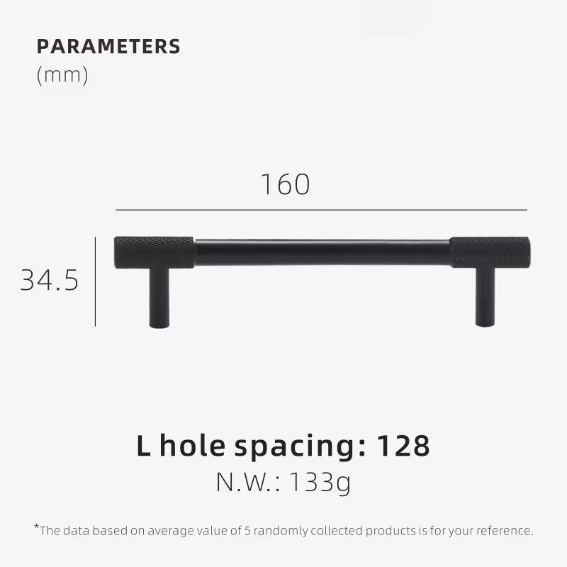 Dooroom Brass Knurling Furniture Handles Long Round Modern Pulls Cupboard Wardrobe Dresser Shoe Box Drawer Cabinet Wine Bar Knob DOOROOM