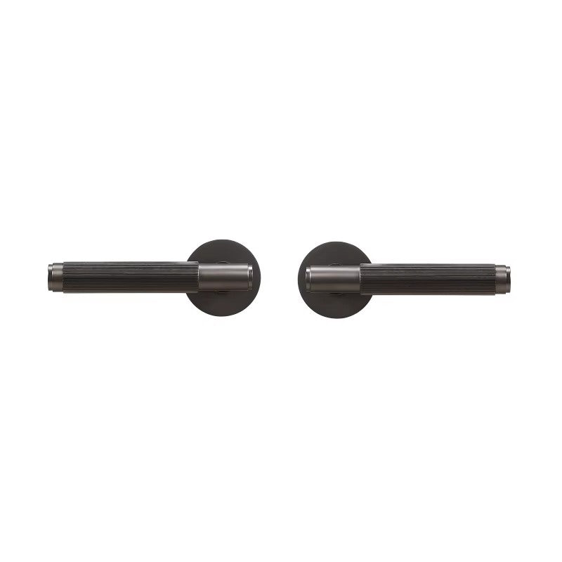 Dooroom Brass Door Lever Set Interior Bedroom Bathroom Dummy lock Set Privacy Passage Locks Tubular Latch linear Thumb Turn DOOROOM