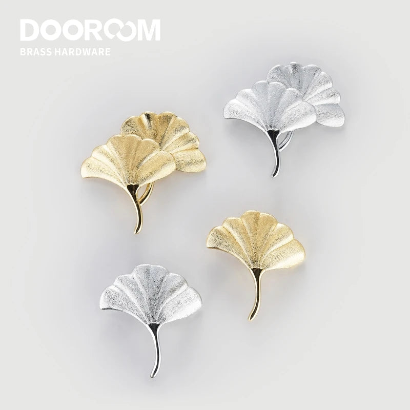 Dooroom Brass Handles Gold Silver Furniture Pulls Natural Light Luxury Wardrobe Dresser Cupboard Cabinet Drawer Pulls Knobs DOOROOM