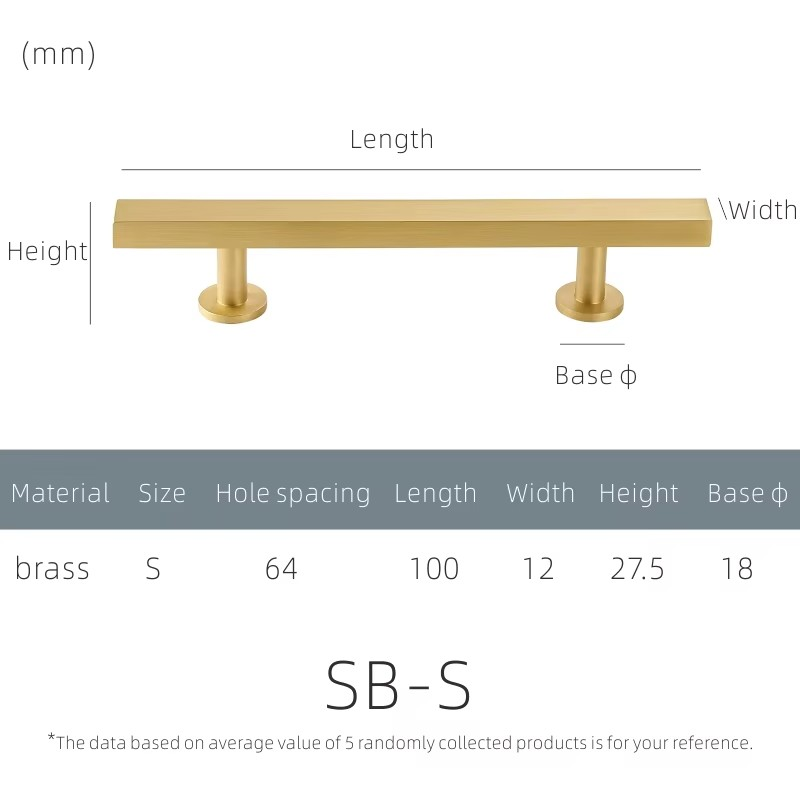 Dooroom Brass Furniture Long Handles Modern Nordic Wardrobe Dresser Cupboard Cabinet Drawer Shoe Box Wine Bar Pulls Knobs DOOROOM