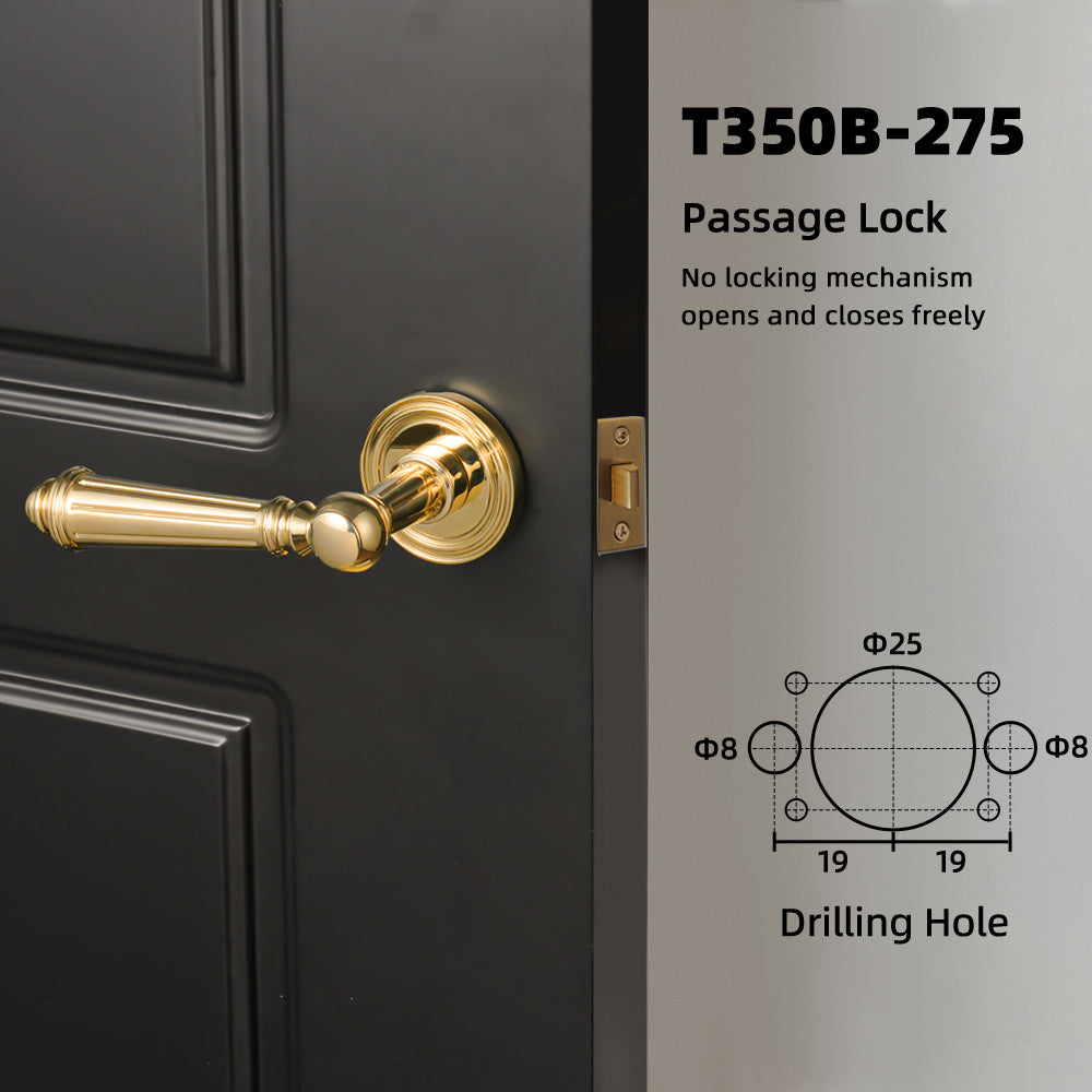 Dooroom Brass Furniture Door Lock Bright Silver French Retro Bright Gold Door Handle Lock Set Furniture Hardware Accessories DOOROOM