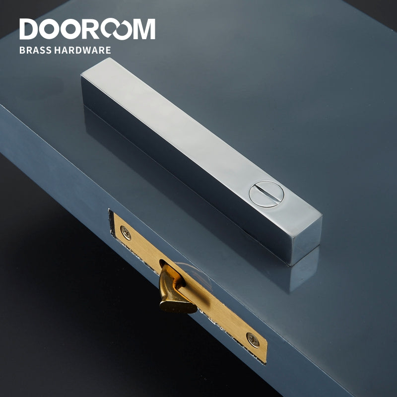 Dooroom Brass Sliding Door Lock Set Handles LOFT Nordic Push Pull Wood Door Interior Living Room Bathroom Balcony Kitchen DOOROOM
