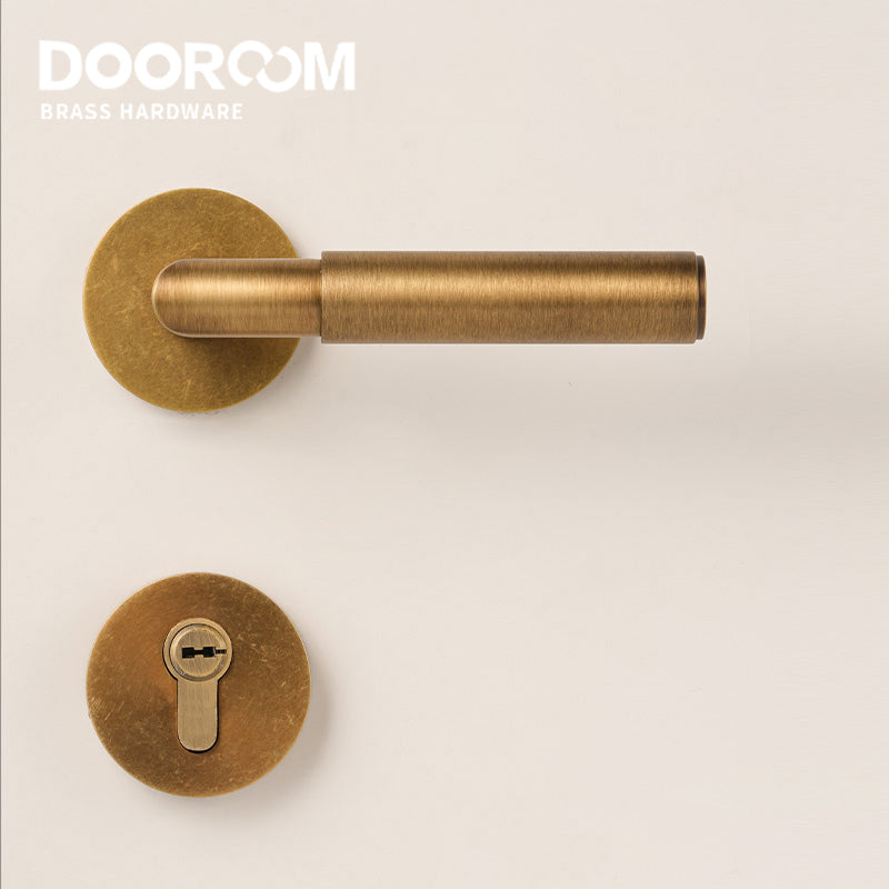 Dooroom Brass Door Lock Simplicity In Solid Colours Interior Bedroom Bathroom Lock Door Dummy Lock Passage Privacy Lock DOOROOM