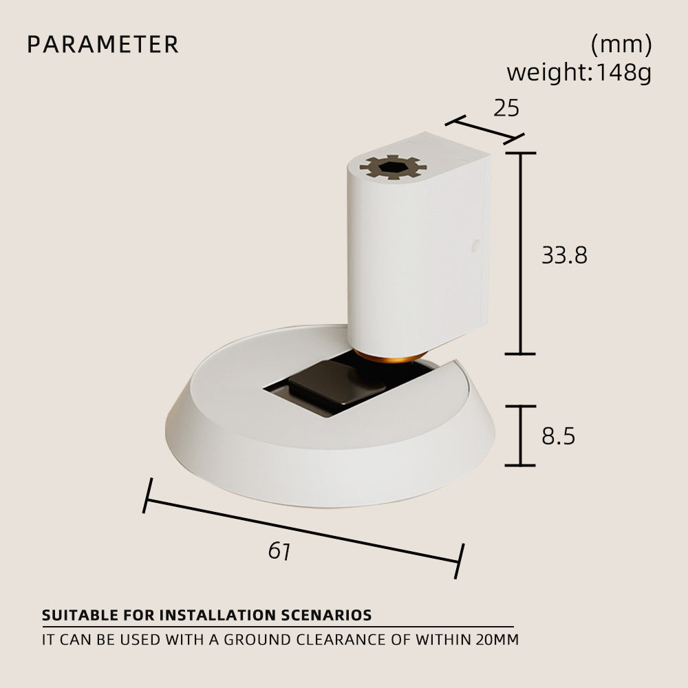 Dooroom Windproof And Collision Door Suction Simple non-punching Suction Stable And Durable Home Improvement Door Stopper DOOROOM