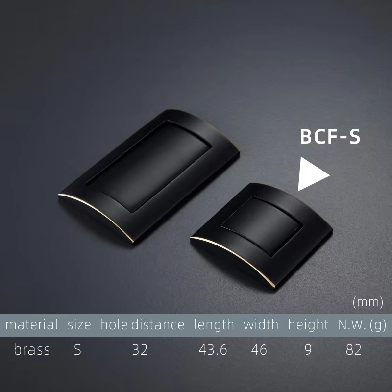 Dooroom Brass Handles Wardrobe Dresser Cupboard Cabinet Door Drawer Shoe Box Furniture Kitchen Knobs Black Bronze Gold Pulls DOOROOM