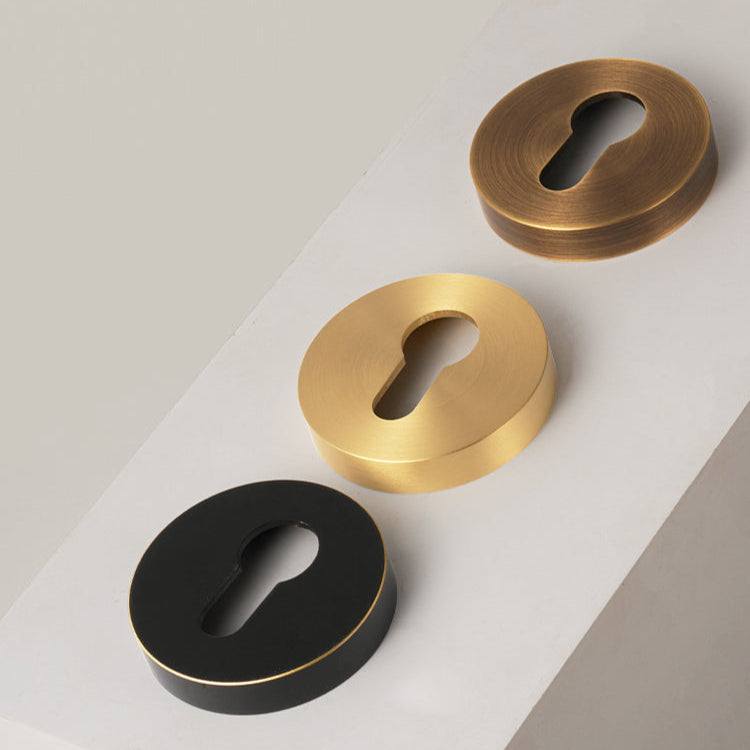 Dooroom Brass Door Handle Accessories Euro Cylinder Escutcheon Rose Cover Matt Brass Antique Bronze Black DOOROOM
