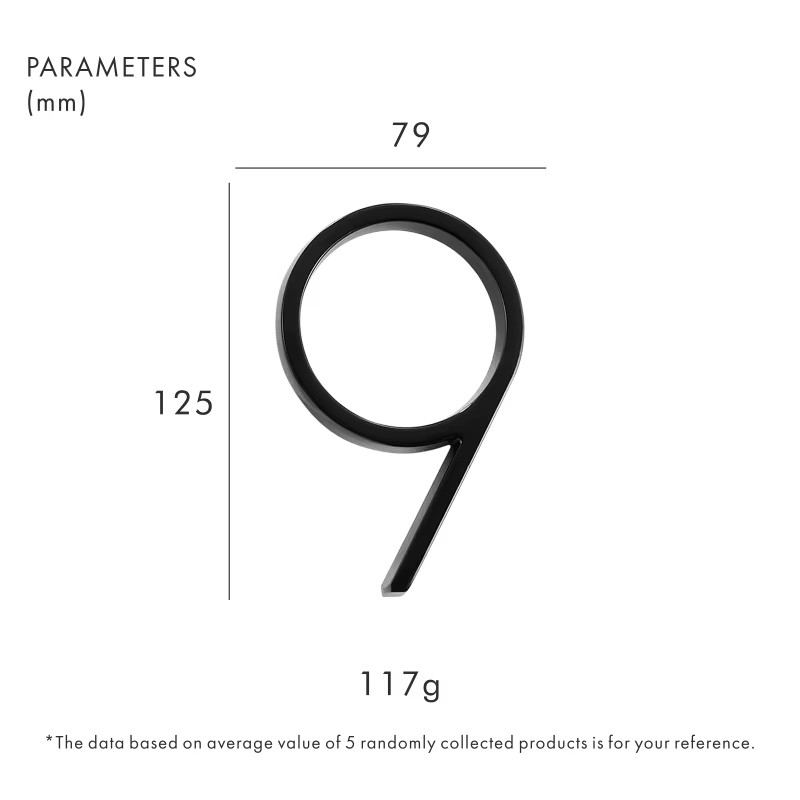 Dooroom Zinc Alloy Digits 0-9 Letters A B C Company Names Door Plate House Number Room Number Hotel Floor Number Villa Signboard DOOROOM