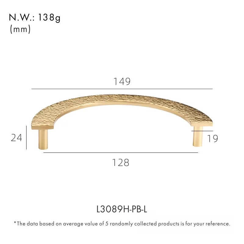 Dooroom Brass Furniture Handles Modern Hammered Round Hexagon Pulls Wardrobe Dresser Cupboard Cabinet Drawer Wine Bar Knobs DOOROOM