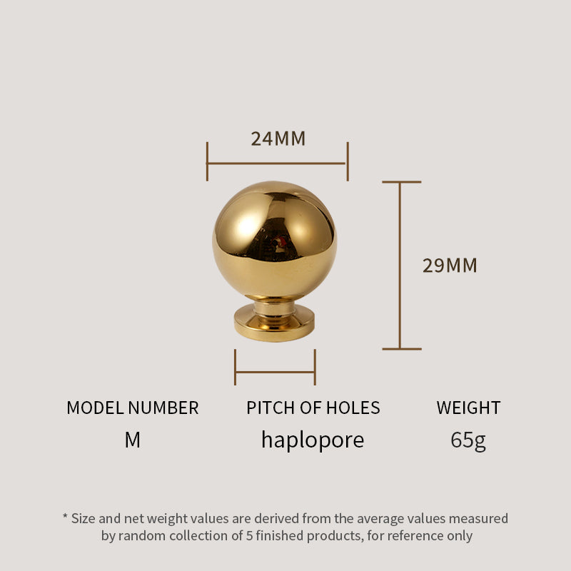 Dooroom Brass Rotundity Furniture Handles Superior Quality Golden Wardrobe Dresser Cupboard Cabinet Door Drawer Shoe Box Handle DOOROOM