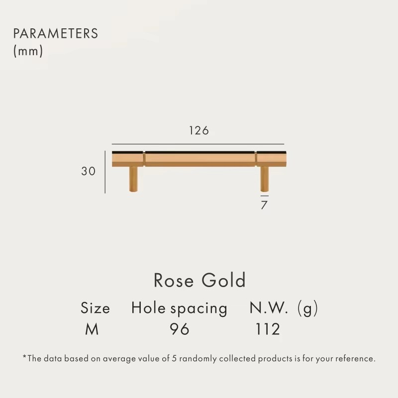 Dooroom Brass Furniture Handles Shiny Rose Gold Black Titanium Bright Chrome Cupboard Wardrobe Dresser Drawer Cabinet Pulls DOOROOM