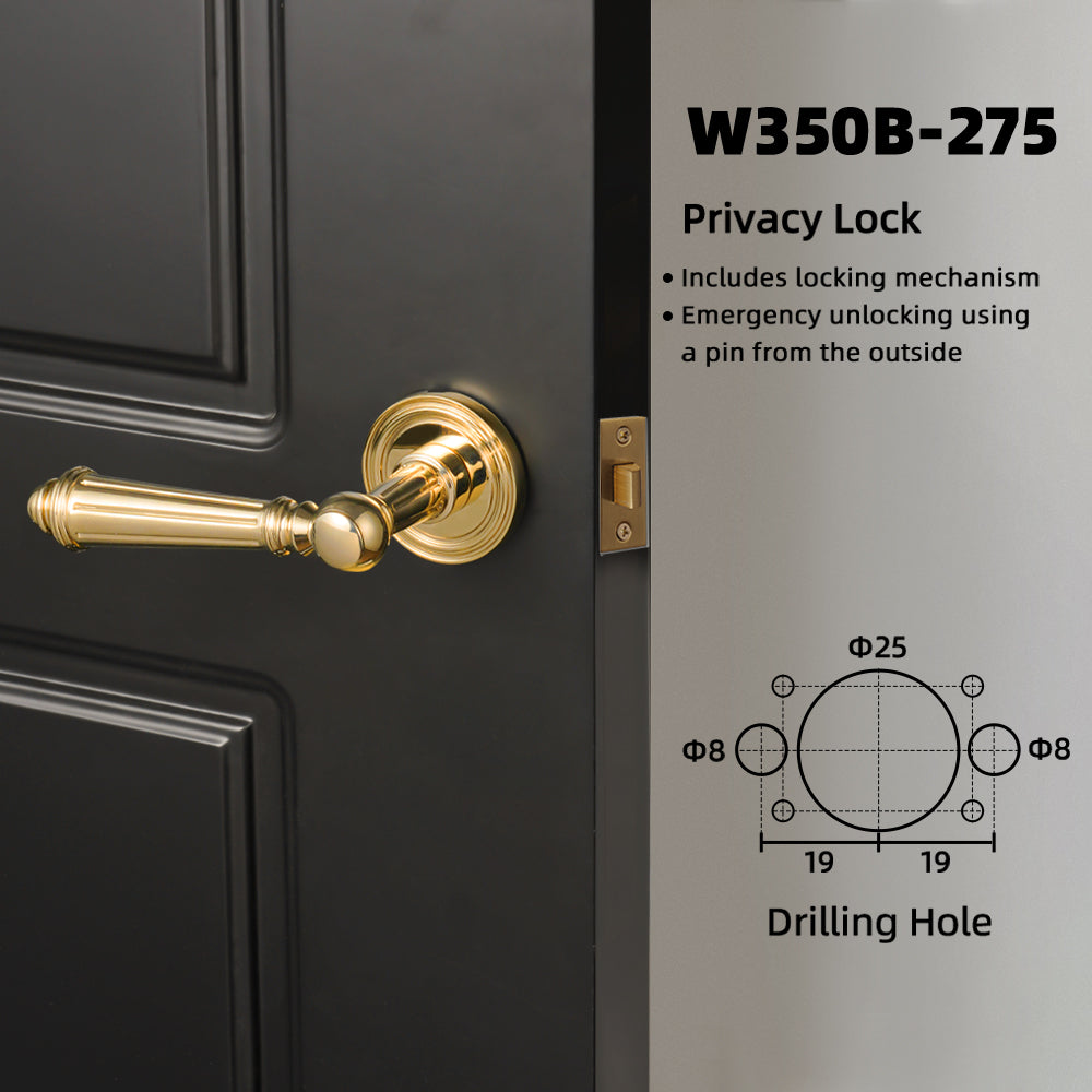 Dooroom Brass Furniture Door Lock Bright Silver French Retro Bright Gold Door Handle Lock Set Furniture Hardware Accessories DOOROOM