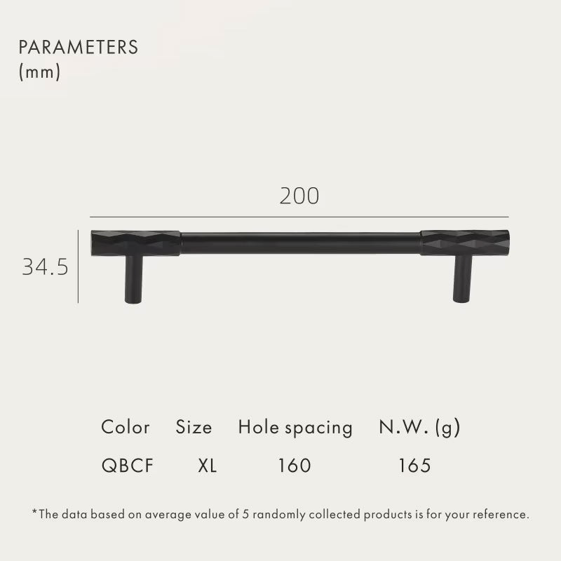 Dooroom Brass Furniture Handles Modern Hammered Long Pulls Cupboard Wardrobe Dresser Shoe Box Drawer Cabinet Round Knobs DOOROOM