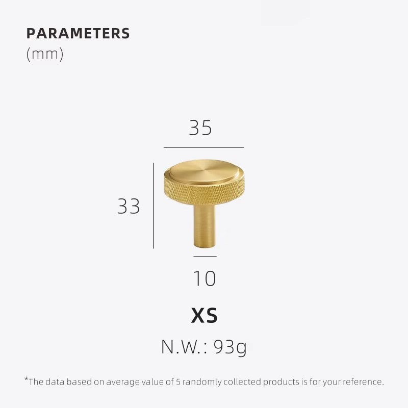 Dooroom Brass Knurling Furniture Handles Long Round Modern Pulls Cupboard Wardrobe Dresser Shoe Box Drawer Cabinet Wine Bar Knob DOOROOM