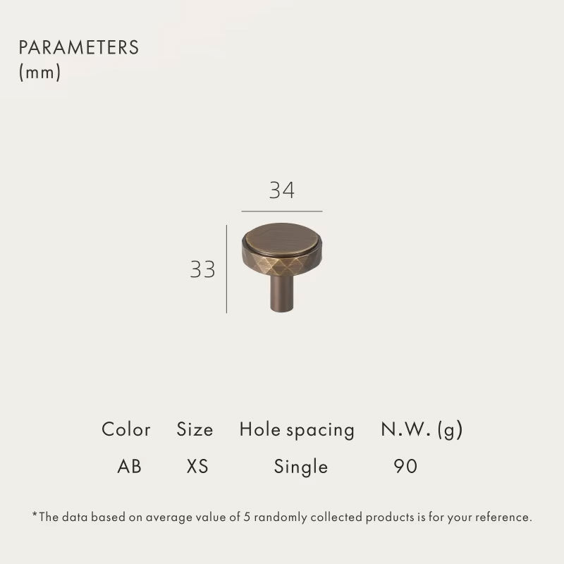 Dooroom Brass Furniture Handles Modern Hammered Long Pulls Cupboard Wardrobe Dresser Shoe Box Drawer Cabinet Round Knobs DOOROOM