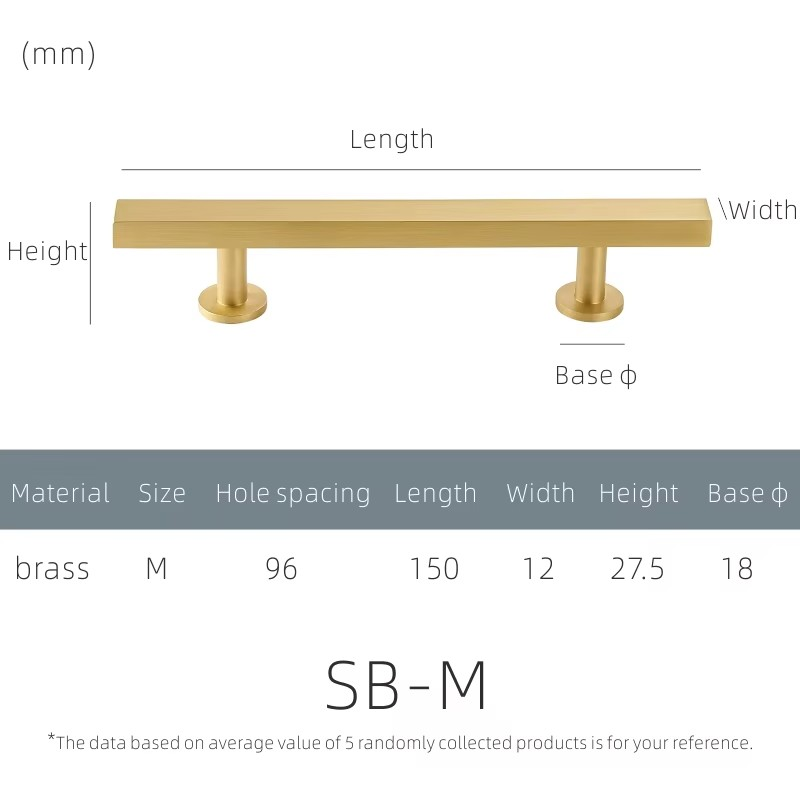 Dooroom Brass Furniture Long Handles Modern Nordic Wardrobe Dresser Cupboard Cabinet Drawer Shoe Box Wine Bar Pulls Knobs DOOROOM