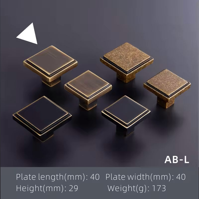 Dooroom Brass Furniture Handles Wardrobe Dresser Cupboard Cabinet Drawer Shoe Box Pulls Modern Black Antique Knobs DOOROOM