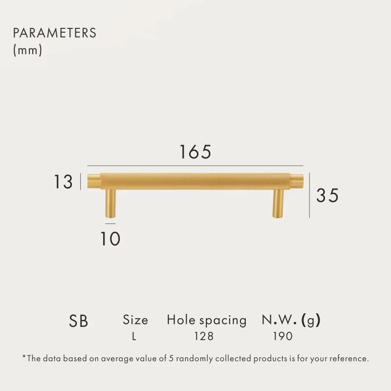 Dooroom Brass Furniture Handles Modern Knurled Antique Brass Cupboard Wardrobe Dresser Shoe Box Drawer Cabinet Knobs T-Bar DOOROOM
