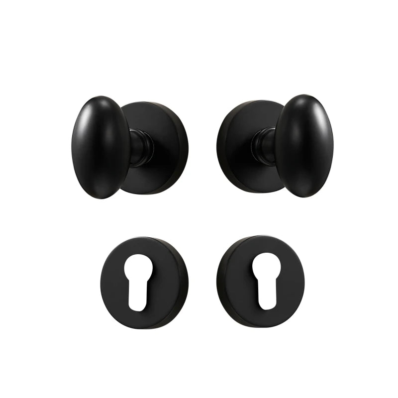 Dooroom Brass Door Lock Set Modern Interior Bedroom Bathroom Double Wood Door Lever Set Dummy Privacy Passage Hidden Door Lock DOOROOM
