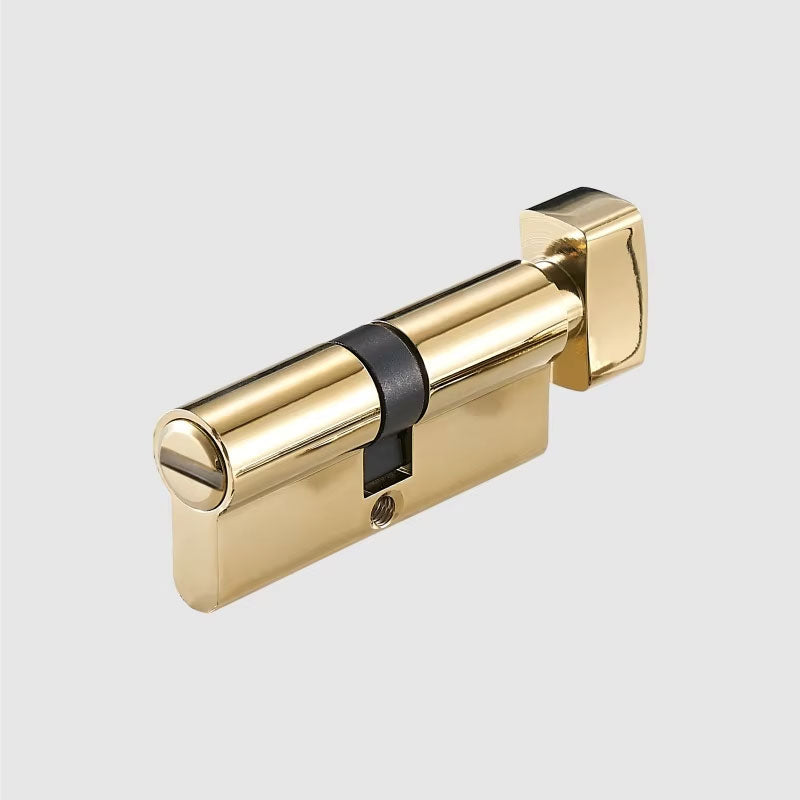 Dooroom Thumb-Turn Euro Cylinder Door Lock Barrel 75mm Brass Made Multi Colours Optional DOOROOM