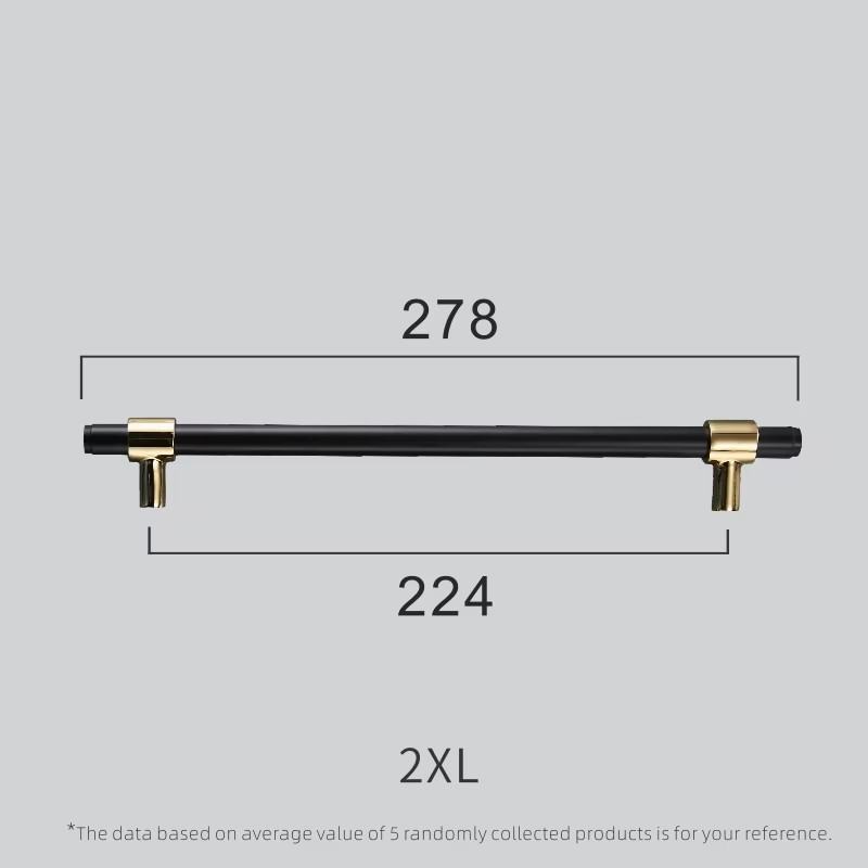 Dooroom Brass Furniture Handles Black Gold Light Luxury Modern Nordic Drawer Wardrobe Dresser Long Cabinet Knobs Pulls DOOROOM