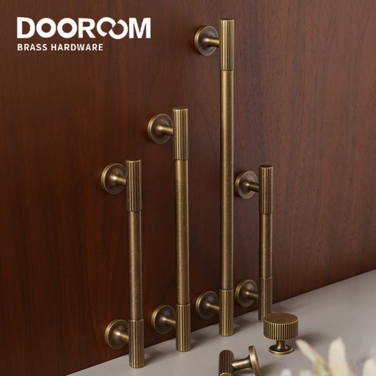 Dooroom Brass Furniture Handle High Quality Cabinet Closet Dresser Shoebox Drawer Cabinet Pull Cabinet Hardware Handles DOOROOM