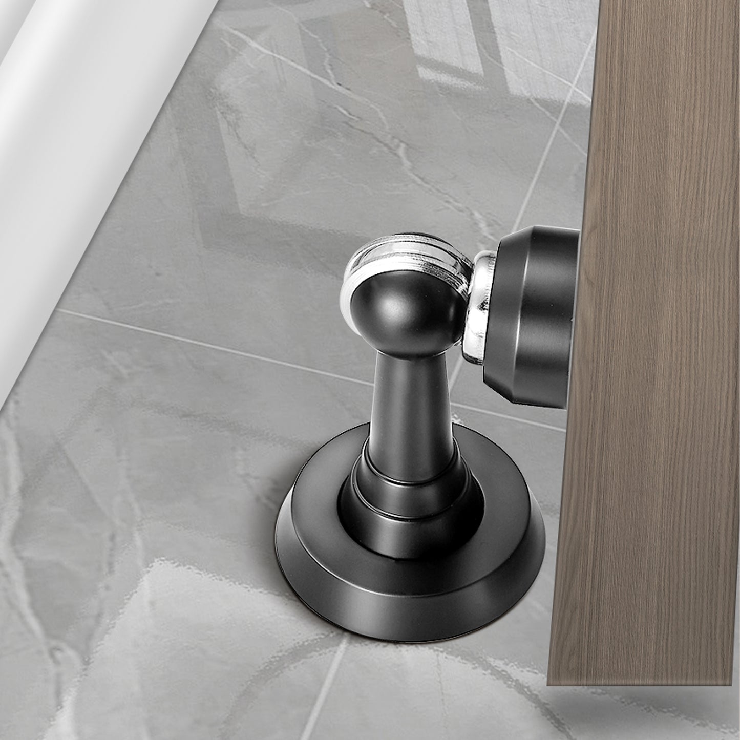 Magnetic Brass Door Kick Stop DOOROOM