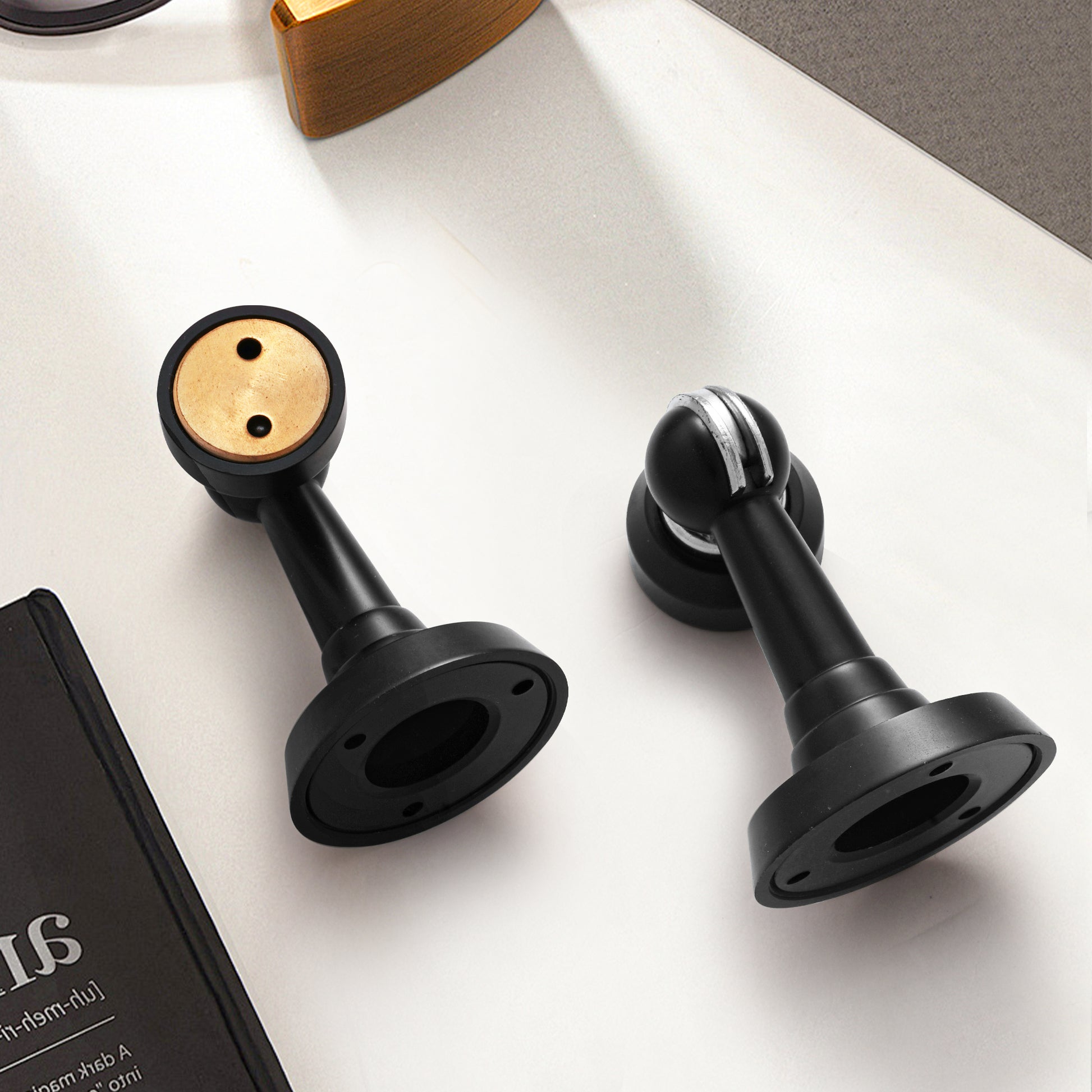 Magnetic Brass Door Kick Stop DOOROOM