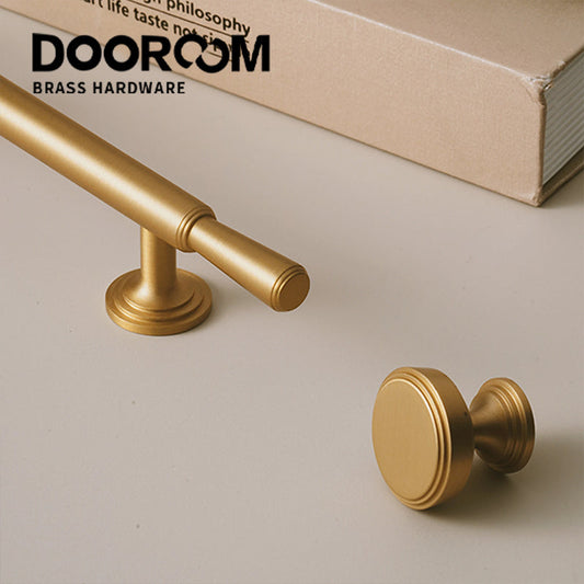 Dooroom Simple Brass Furniture Handles Home Handshake Dresser Cupboard Cabinet Drawer Kitchen Accessories Shoe Box Pulls DOOROOM