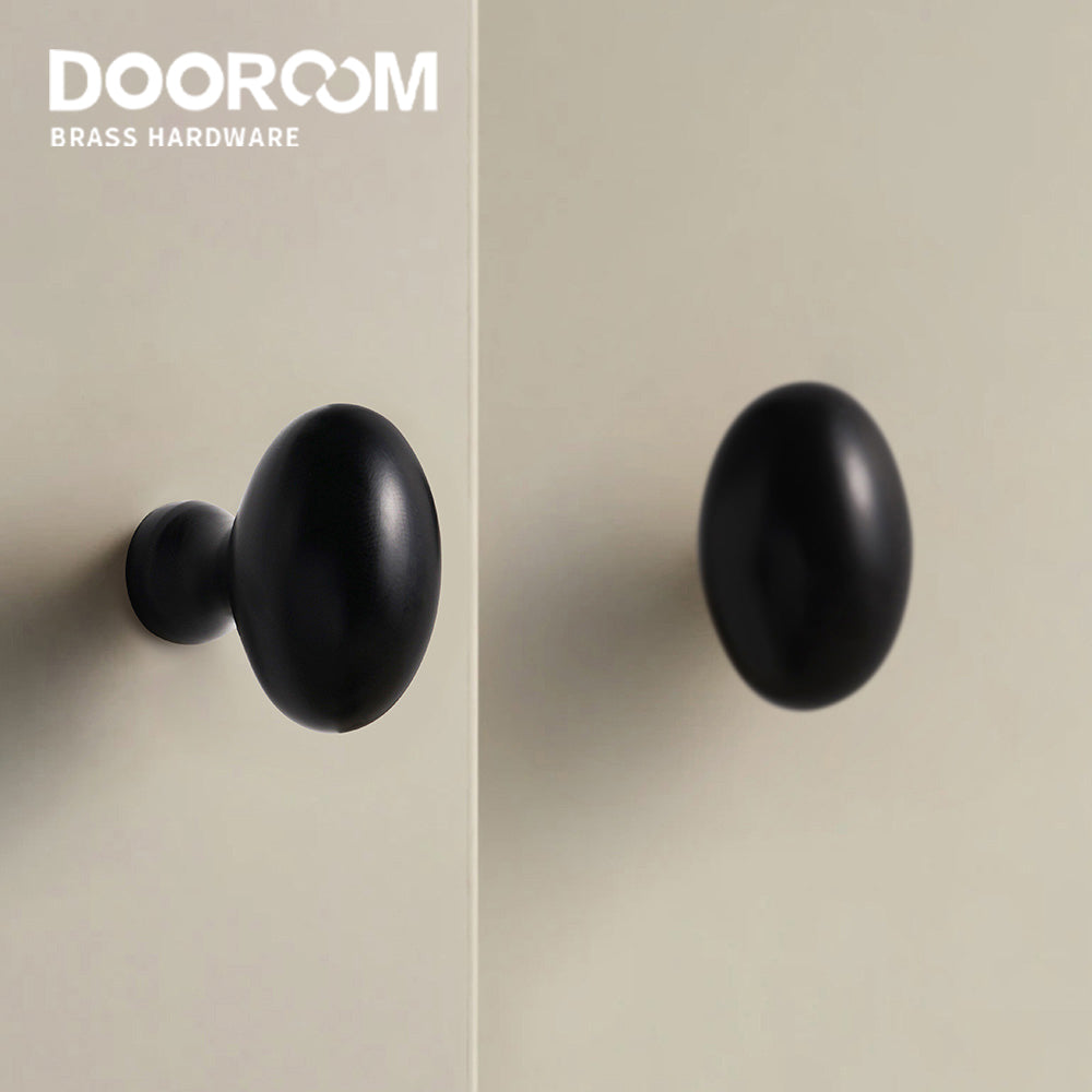 Dooroom Brass Egg Furniture Handles Wardrobe Dresser Cupboard Cabinet Door Drawer Shoe Box Pulls Pastoral Mediterranean Knobs DOOROOM