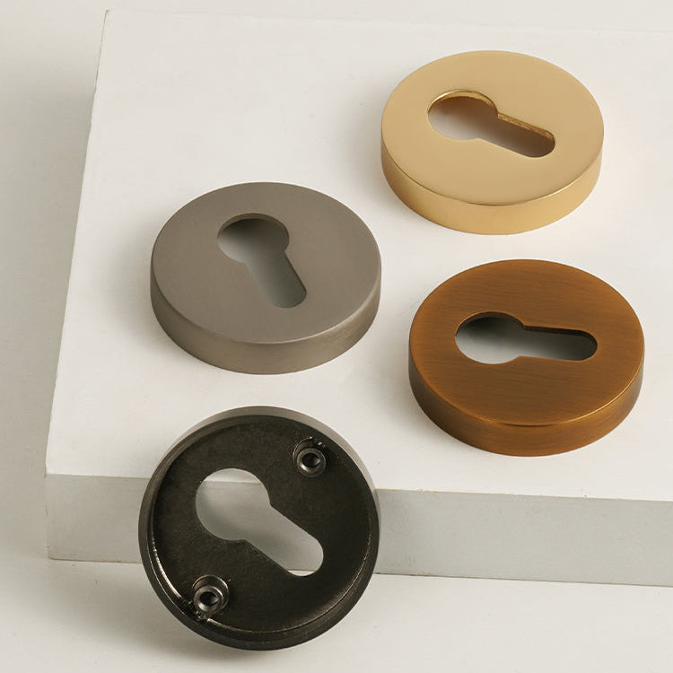 Dooroom Brass Door Handle Accessories Euro Cylinder Escutcheon Rose Cover Matt Brass Antique Bronze Black DOOROOM