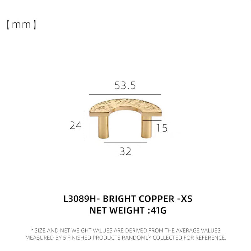 Dooroom Brass Furniture Handles Modern Hammered Round Hexagon Pulls Wardrobe Dresser Cupboard Cabinet Drawer Wine Bar Knobs DOOROOM