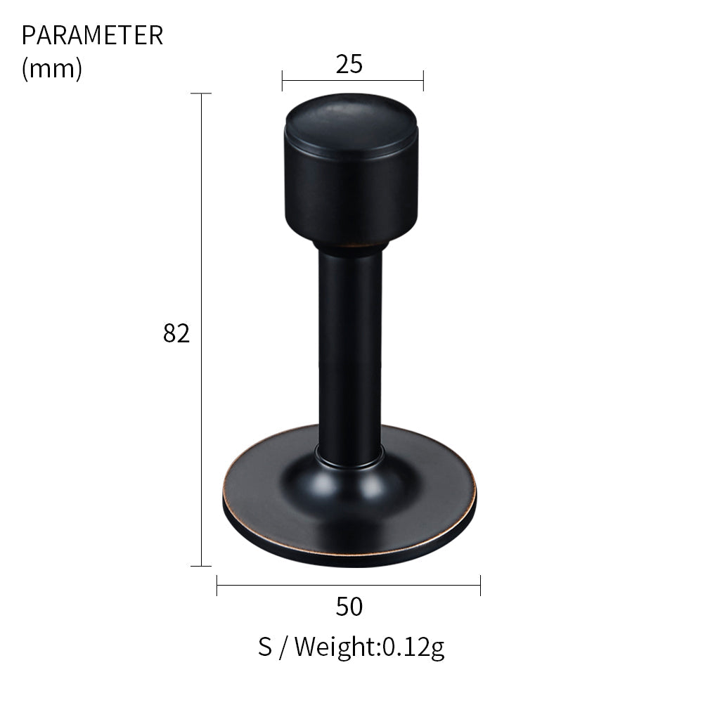 Dooroom Brass Door Stops Hole Free Bathroom Door Stopper Heavy Duty Floor Wall Mount Bumper Non-magnetic Door Holder Catch DOOROOM
