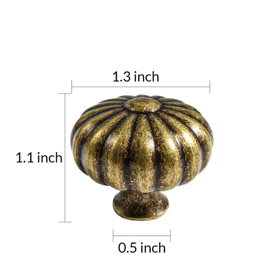 Set of 6 Classic Mushroom Knobs Dooroom