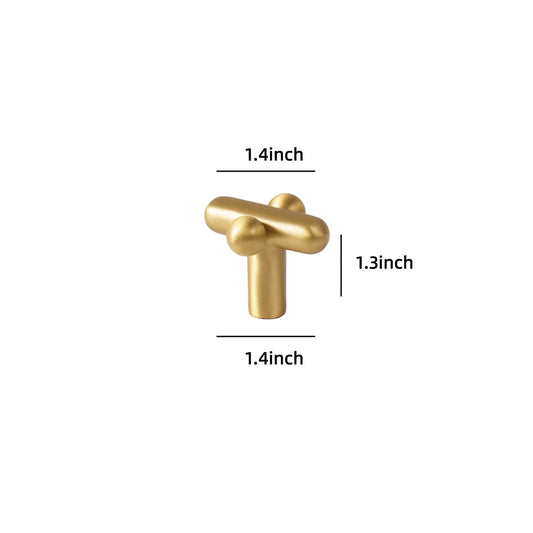 Set of 6 1-1/5" Length Bar Knobs DOOROOM
