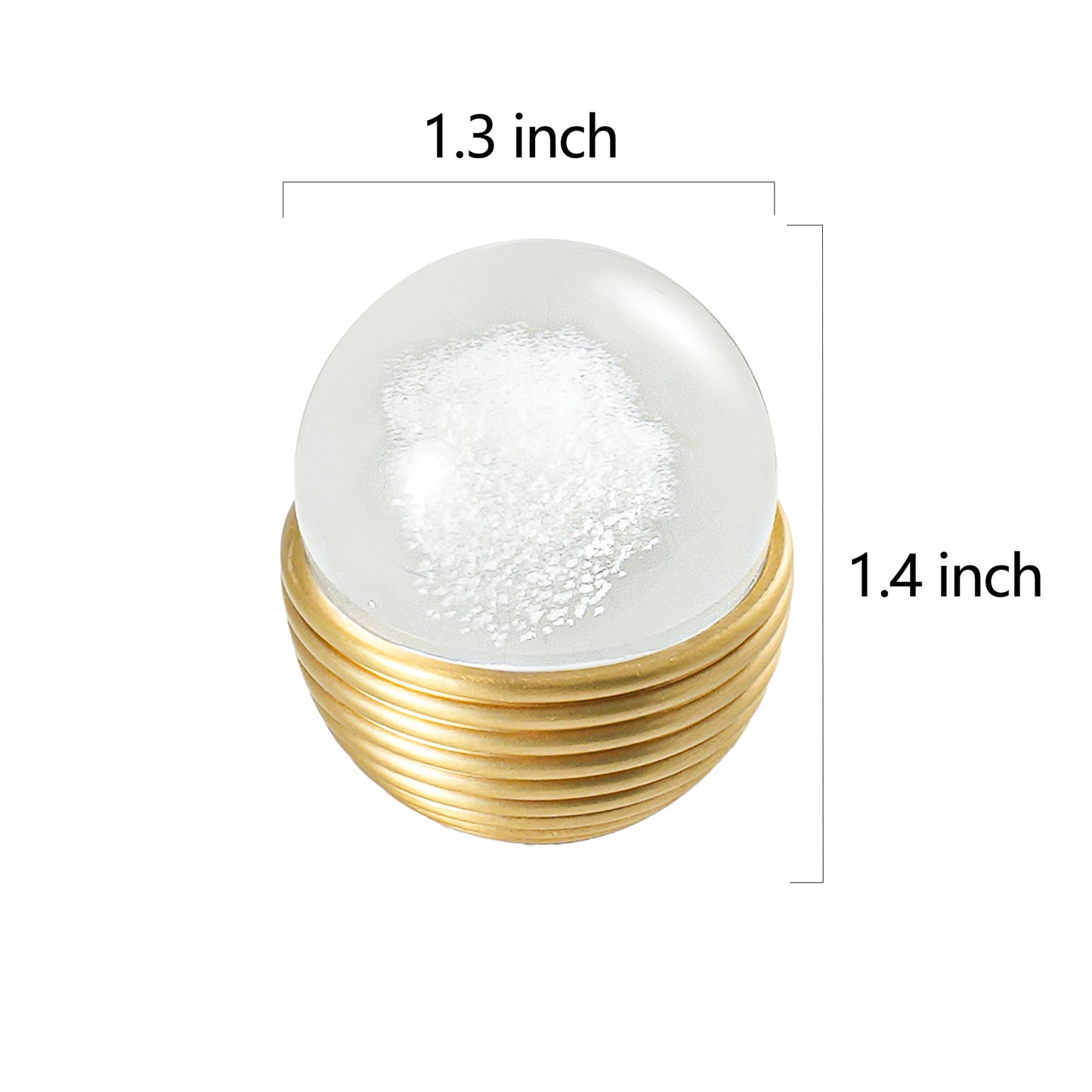 Set of 2 Novelty Crystal Knobs DOOROOM