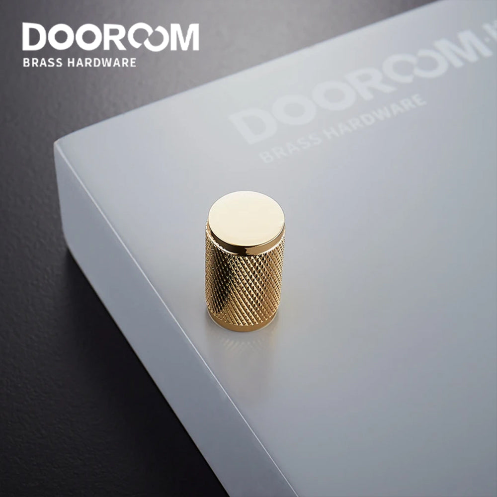 Dooroom Brass Furniture Knurled Unfold/Conceal Install Modern Gold Black Wardrobe Dresser Cupboard Cabinet Drawer Pulls  bar DOOROOM